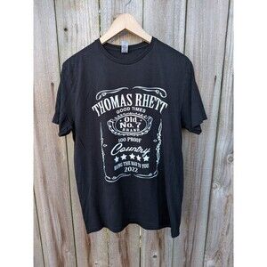 Thomas Rhett T Shirt Bring the Bar to You Tour 2022 Medium Black Double Sided